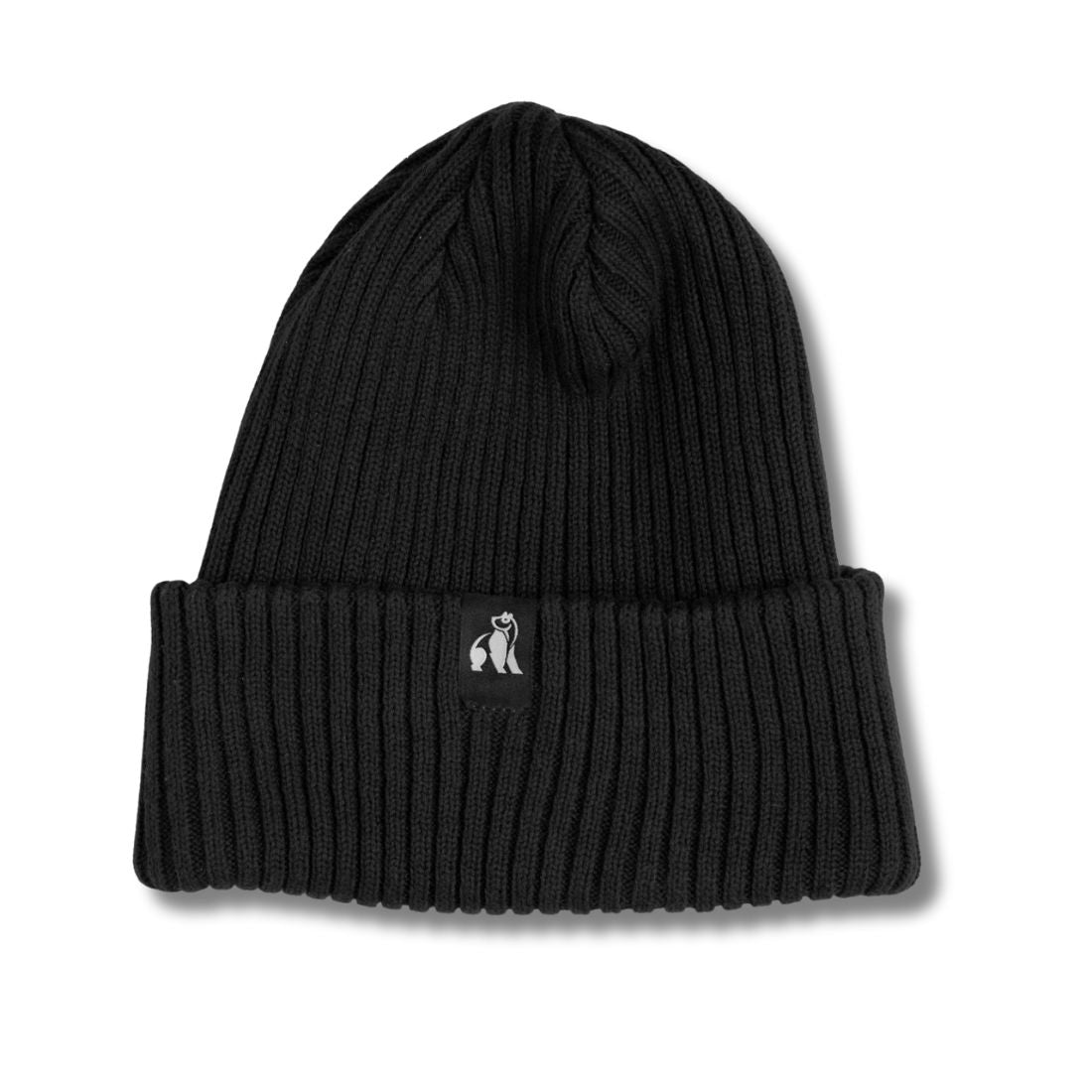 Organic Cotton Beanie in Black