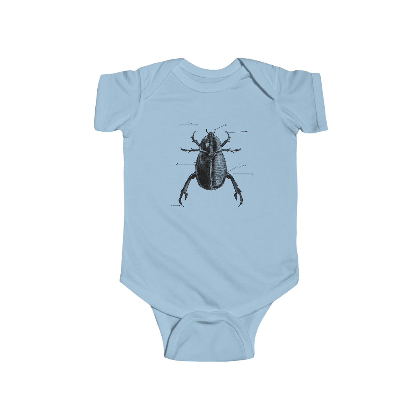Infant Baby Insect Graphic Jersey Bodysuit Onesie