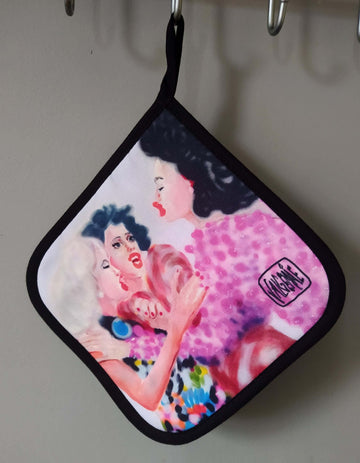 After Third Prosecco Pot Holder – Handmade & Artistic by Katrin Valgemäe at brixbailey.com