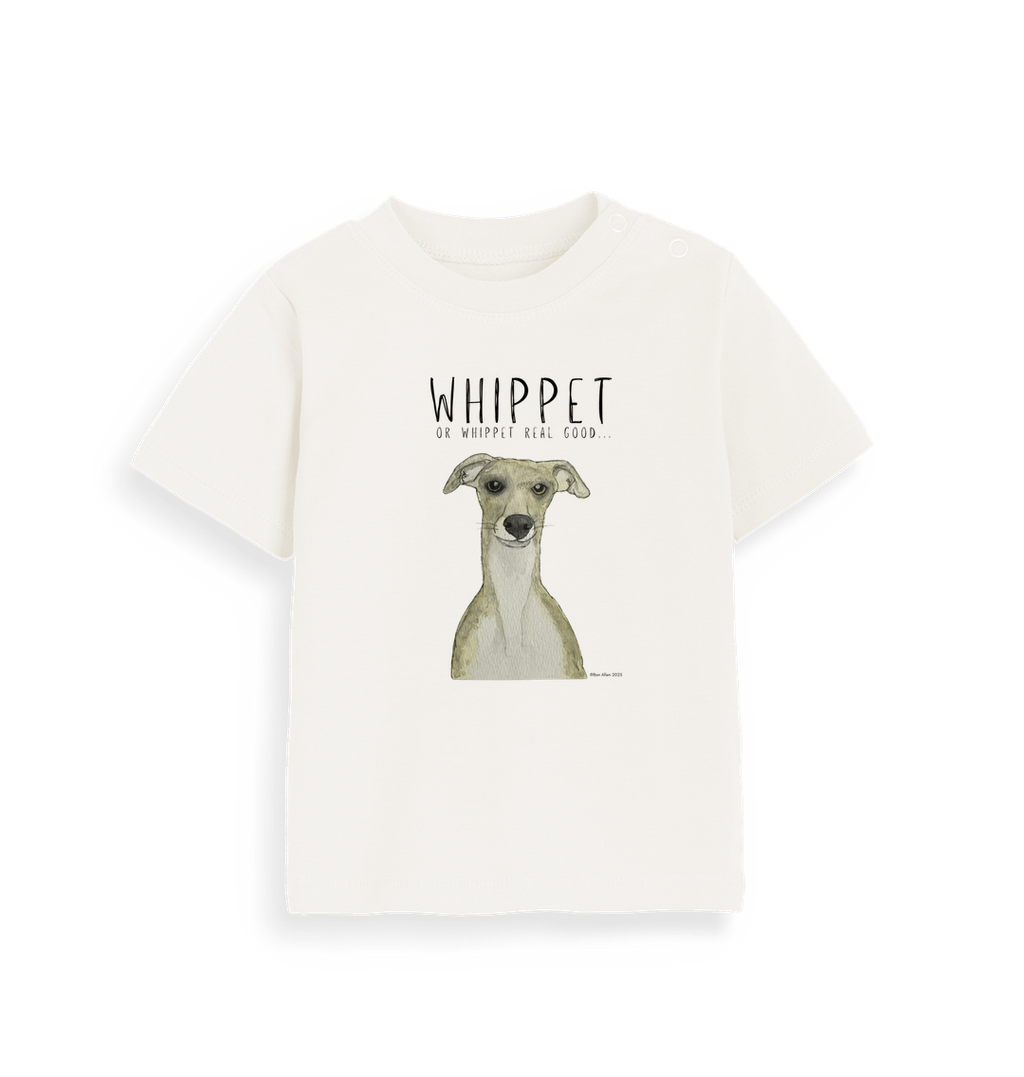Tiny Human, Big Whippet Energy!  Baby T Shirt