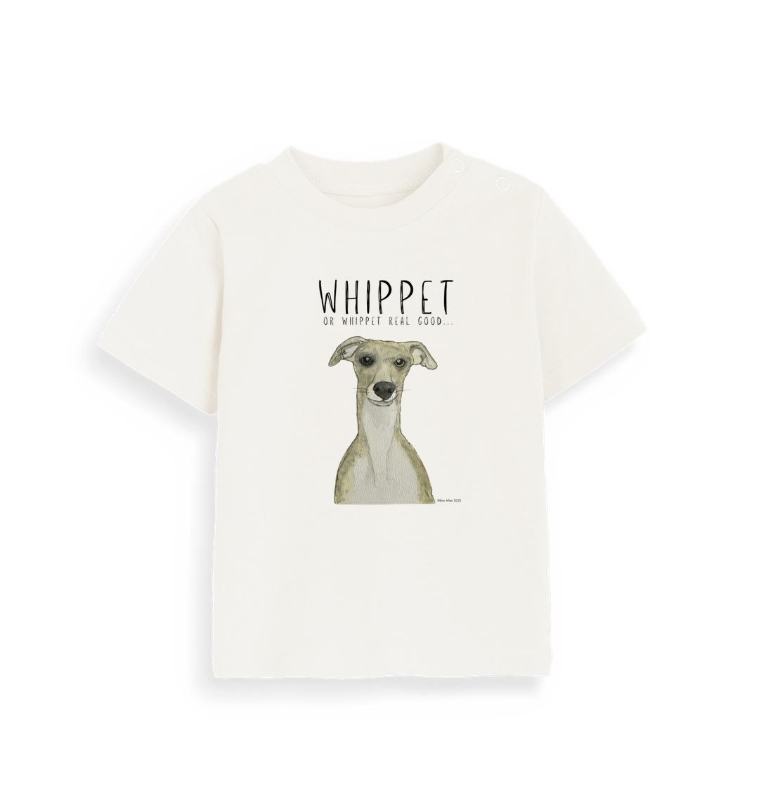 Tiny Human, Big Whippet Energy!  Baby T Shirt