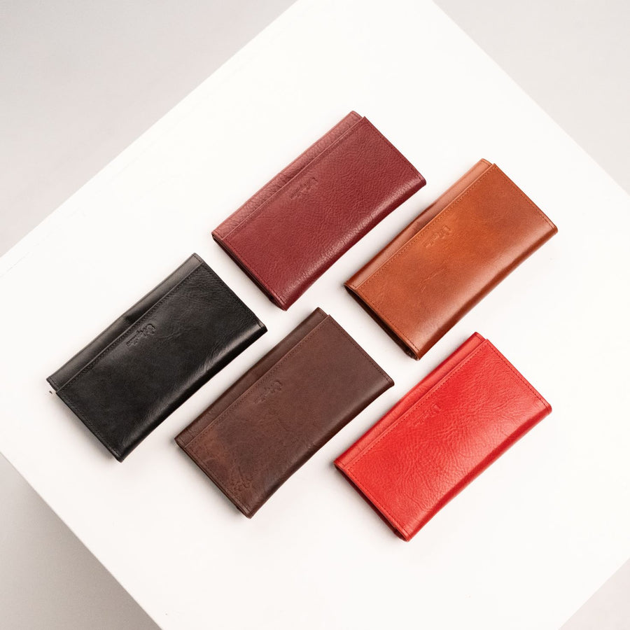 Handcrafted Leather Women’s Wallet with Mirror – Papillon by Papillon at www.brixbailey.com