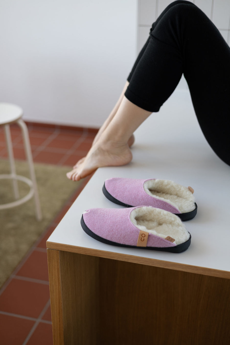 Experience Ultimate Comfort with TOKU's Coziest Lambswool Slippers by Omaking at www.brixbailey.com