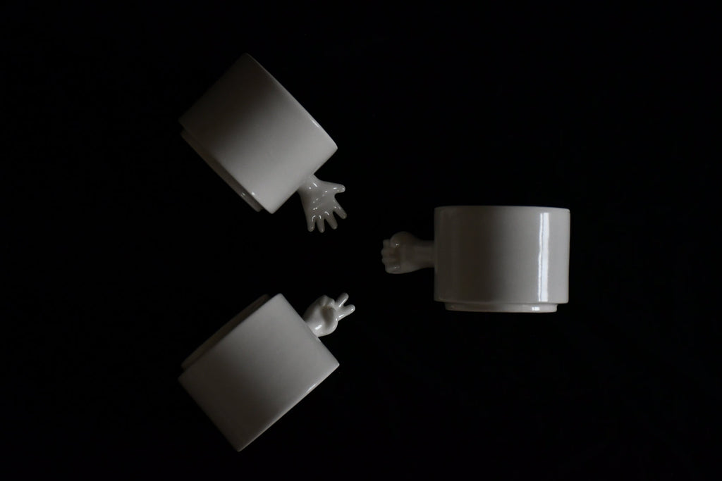 GESTURES CUPS- “Rock-Paper- Scissors set”