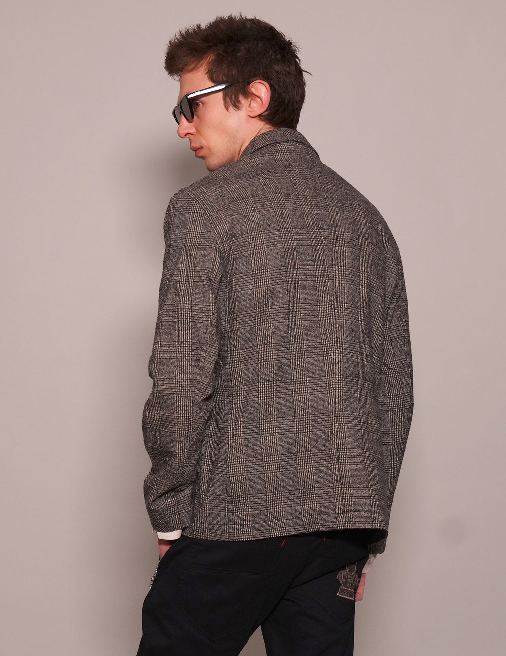 Kestin Hare Prince of Wales Wool Blazer