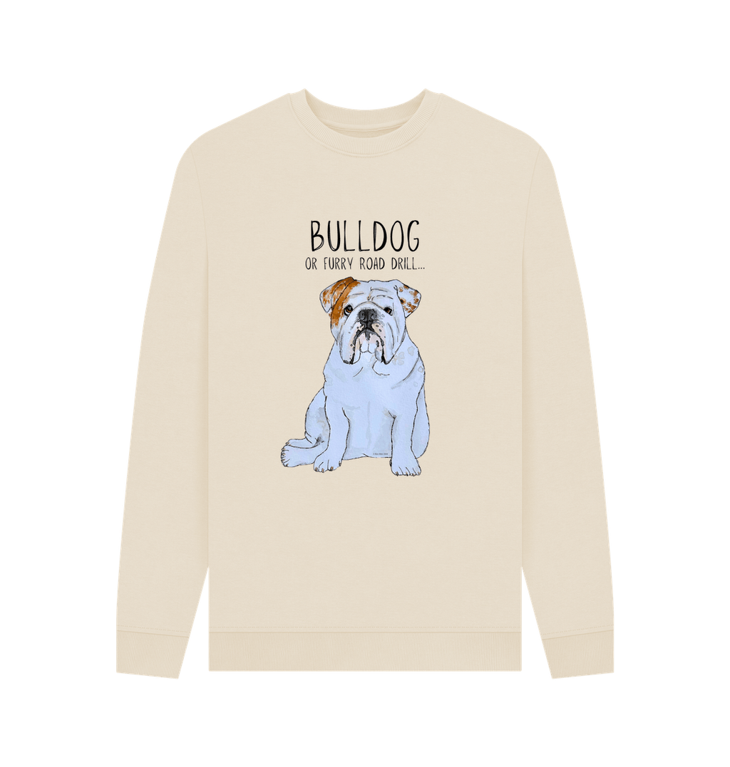 Bulldog Grit: Furry Road Drill Men’s Crewneck Sweatshirt for the Bold!