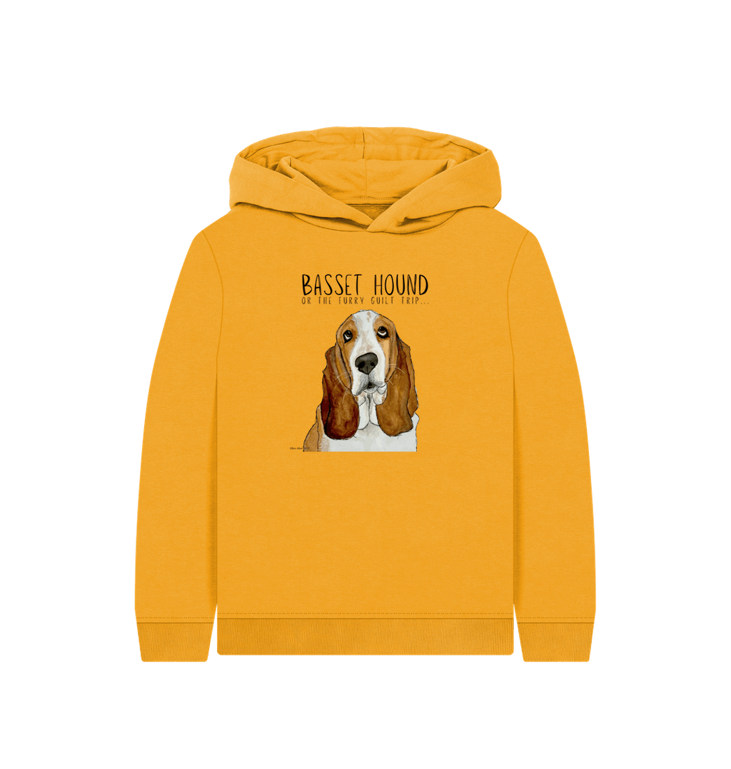 Basset Hound Child’s Hoodie: The Ultimate Guilt Trip, Now in Hoodie Form!