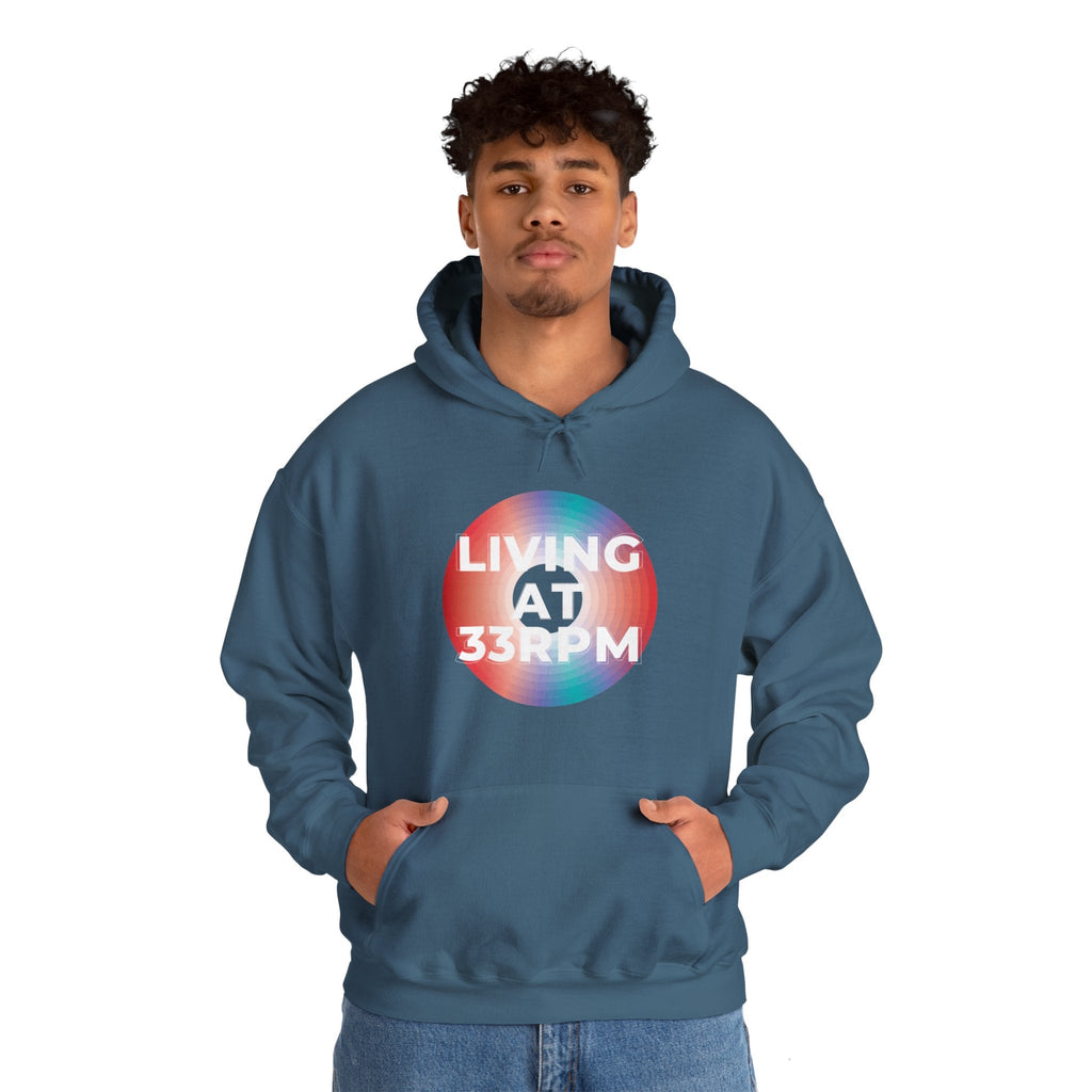 Living at 33rpm Men's Hoodie