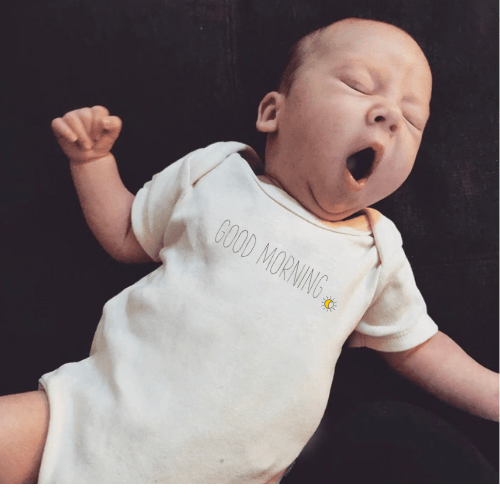 Good Morning Graphic Bodysuit