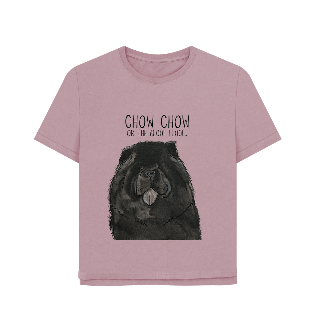 Black Chow Chow Women's Relaxed Fit T-Shirt – Featuring the Aloof Floof!