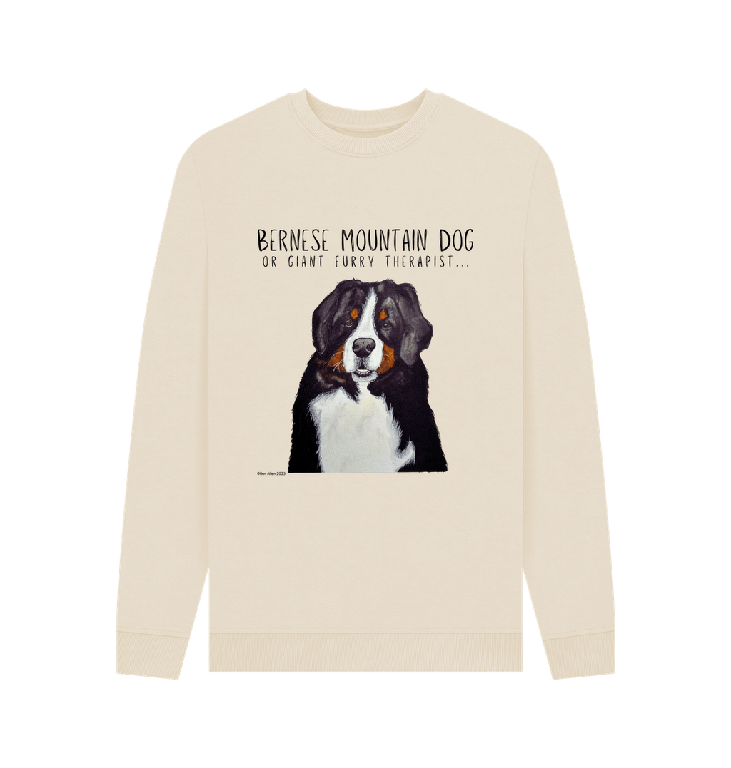 Get Cozy with Your Giant Furry Therapist – Bernese Mountain Dog Sweatshirt!