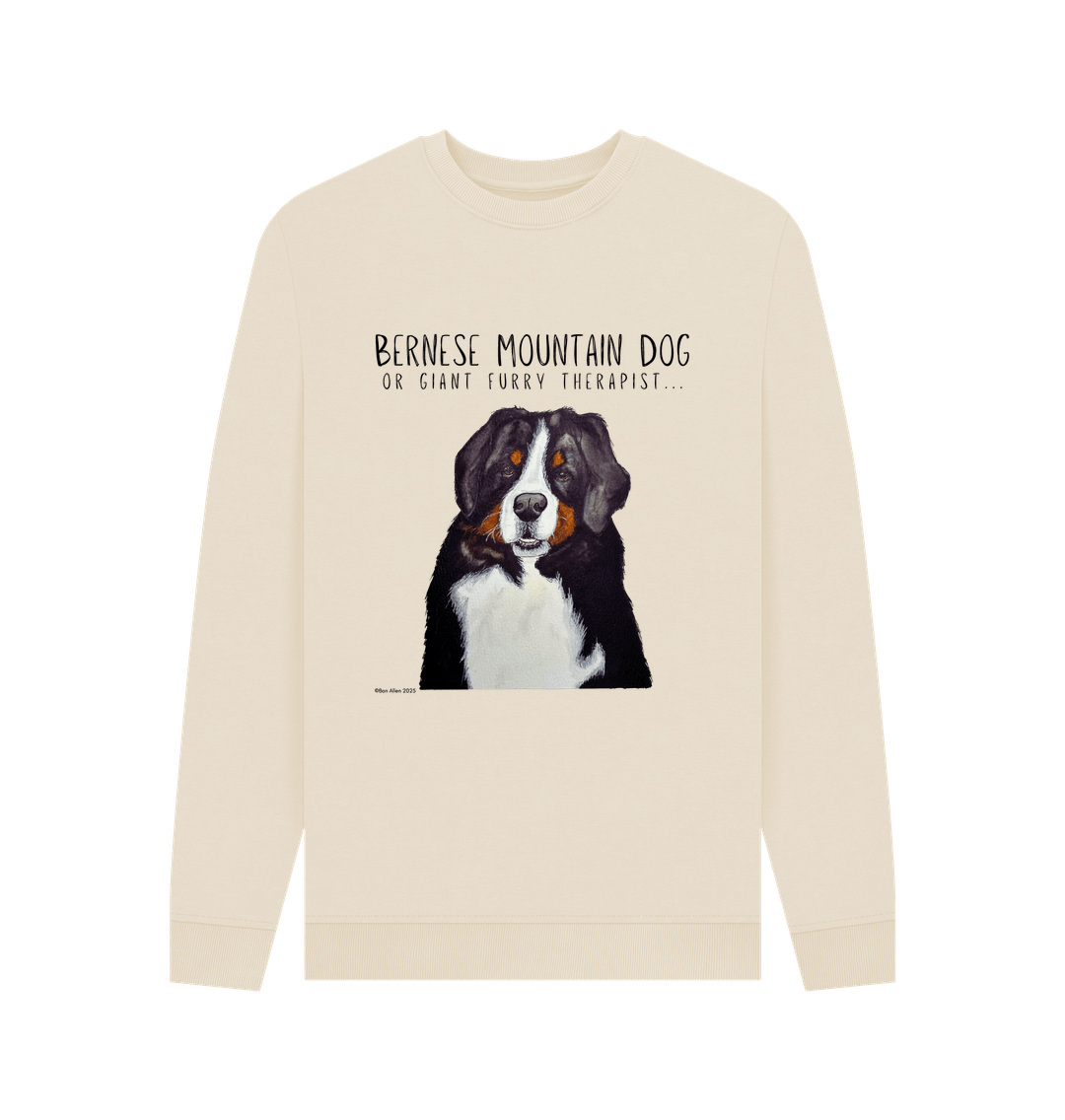 Get Cozy with Your Giant Furry Therapist – Bernese Mountain Dog Sweatshirt!