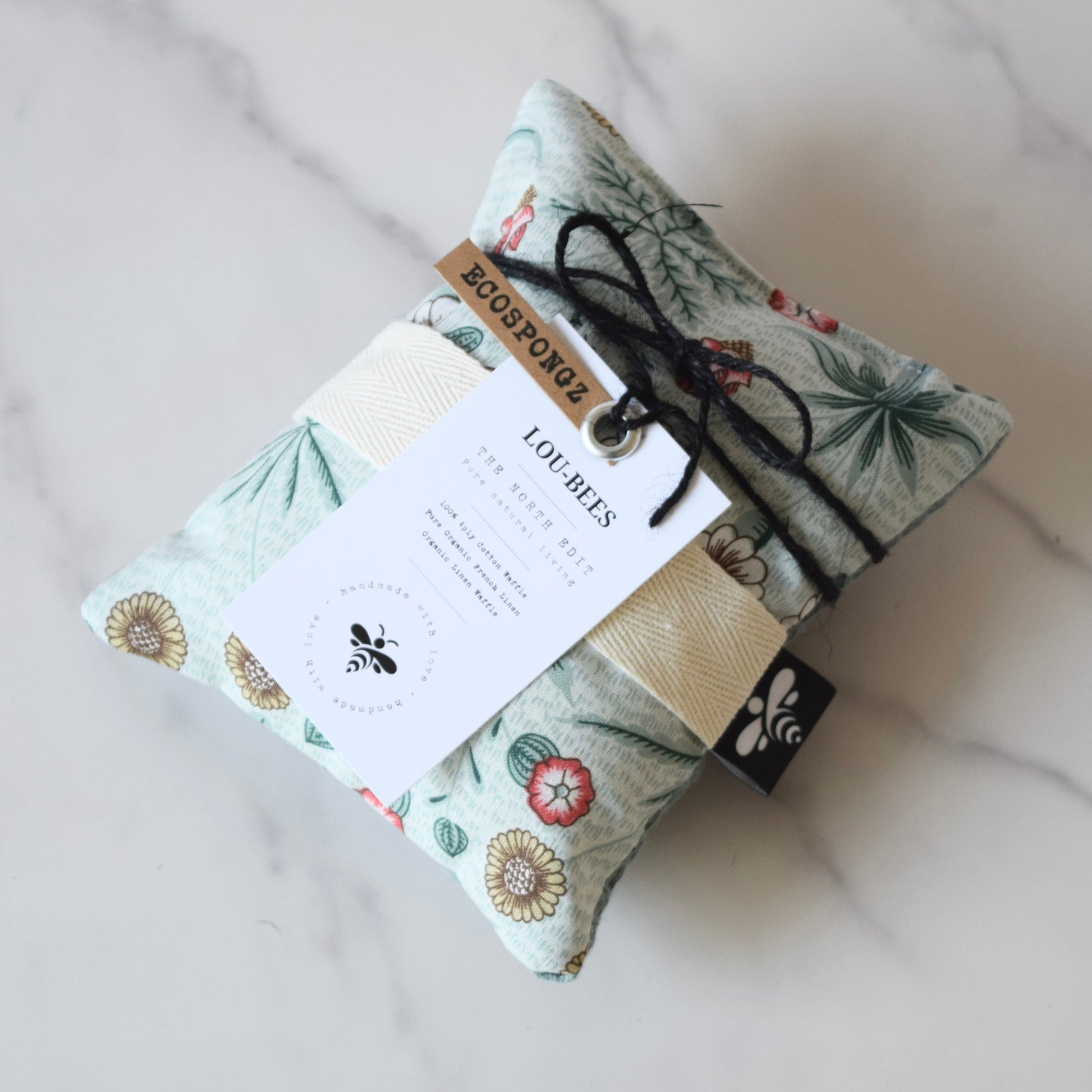 Kitchen Sponge Linen Striped