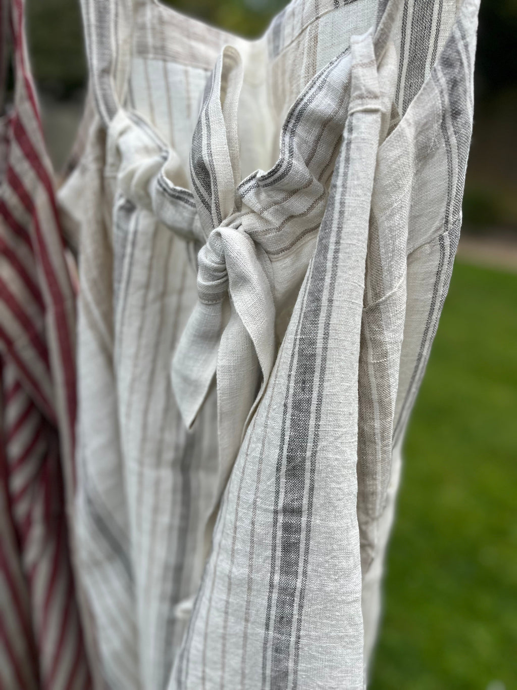 Natural Linen Apron Handmade