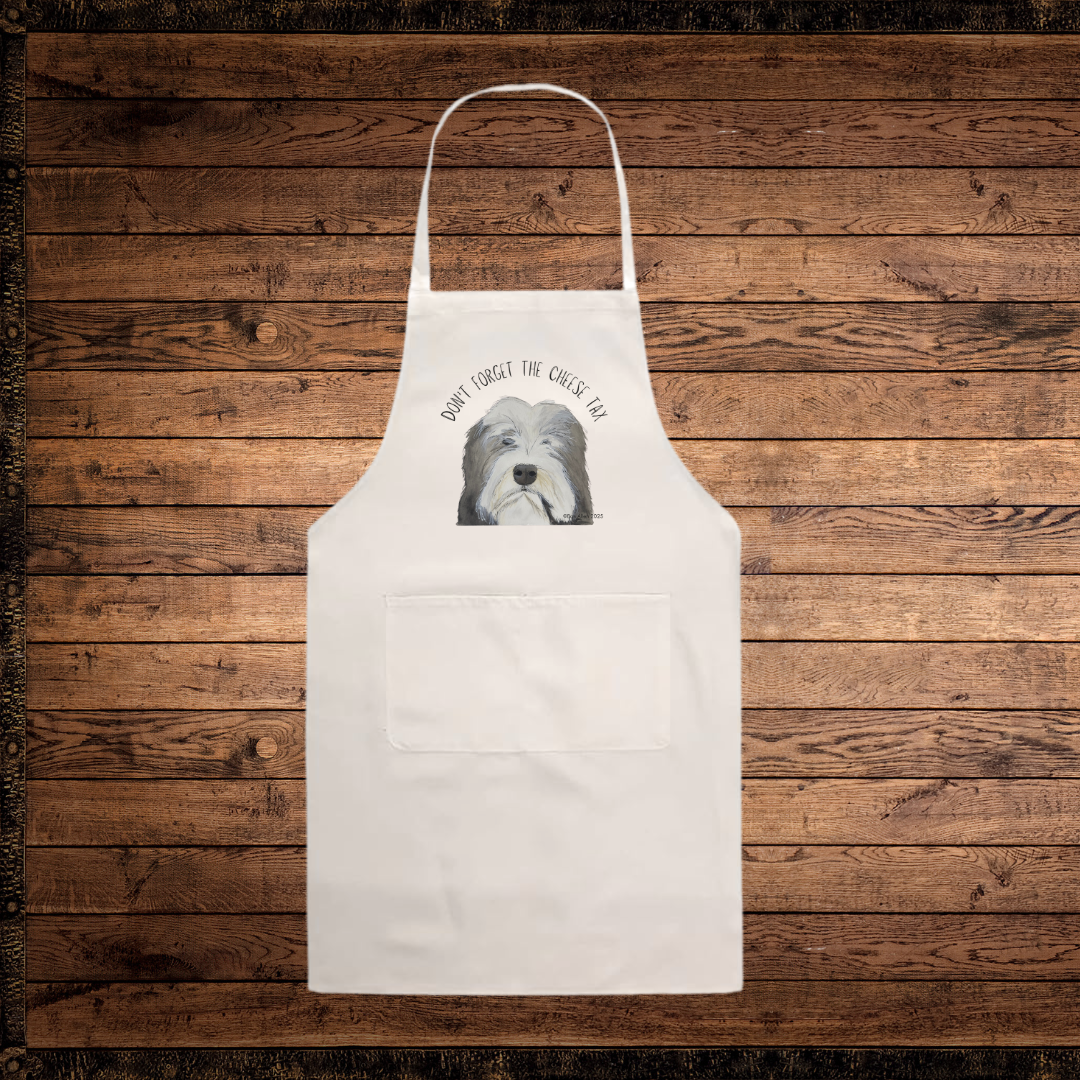 Grate Expectations: The Bearded Collie Cheese Tax Apron