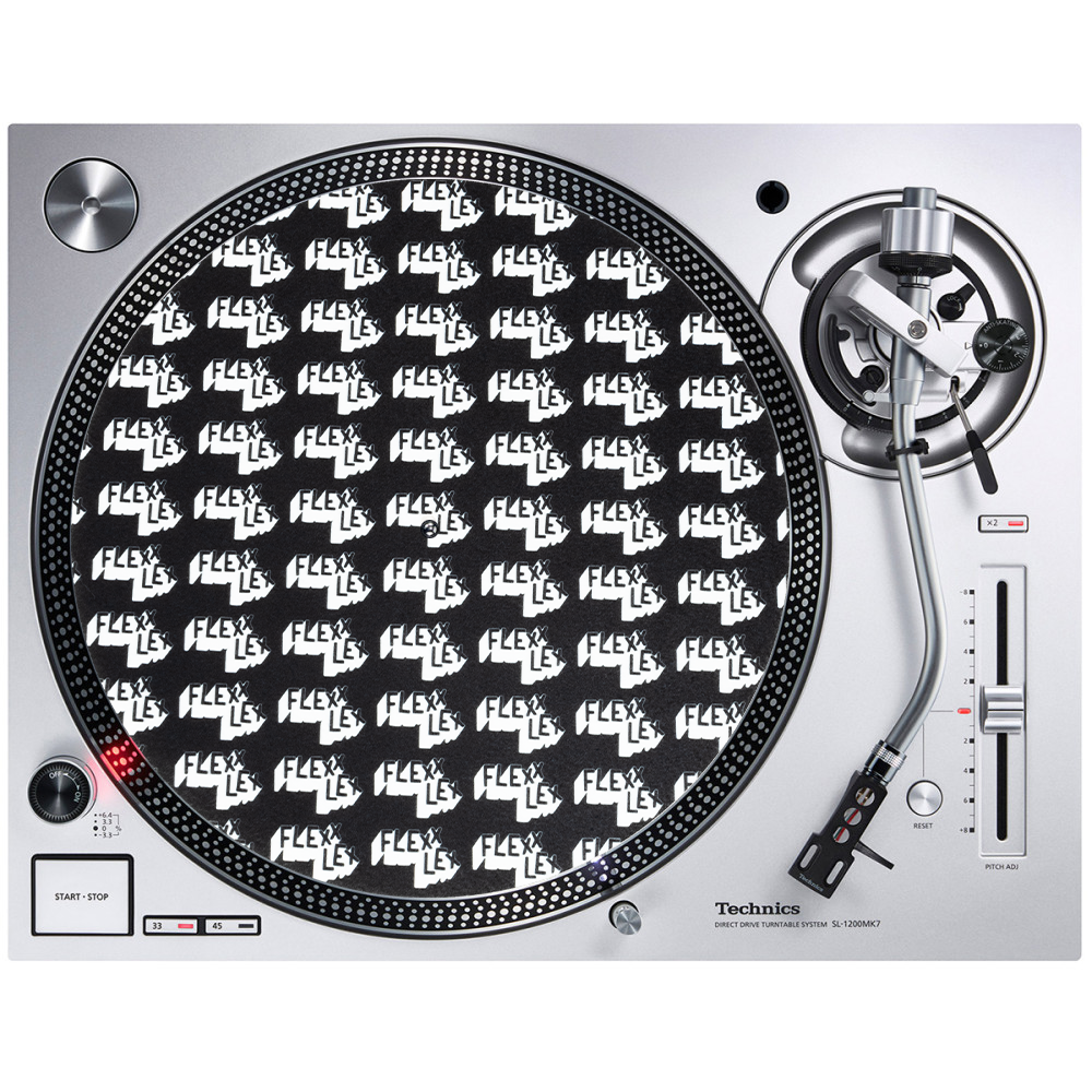 All Over Reverse Logo Vinyl Slipmat 12 inch