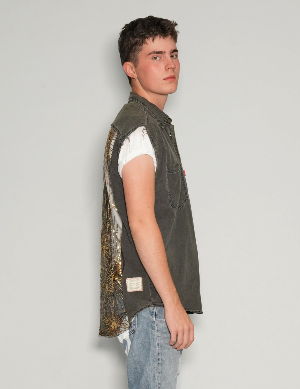 Levi's Denim Vest Party Back