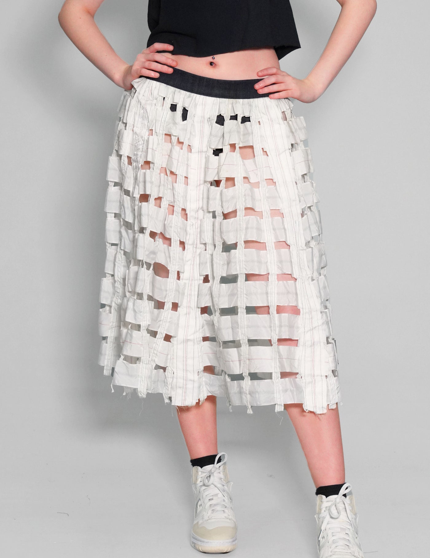 Parachute Skirt - White or Black