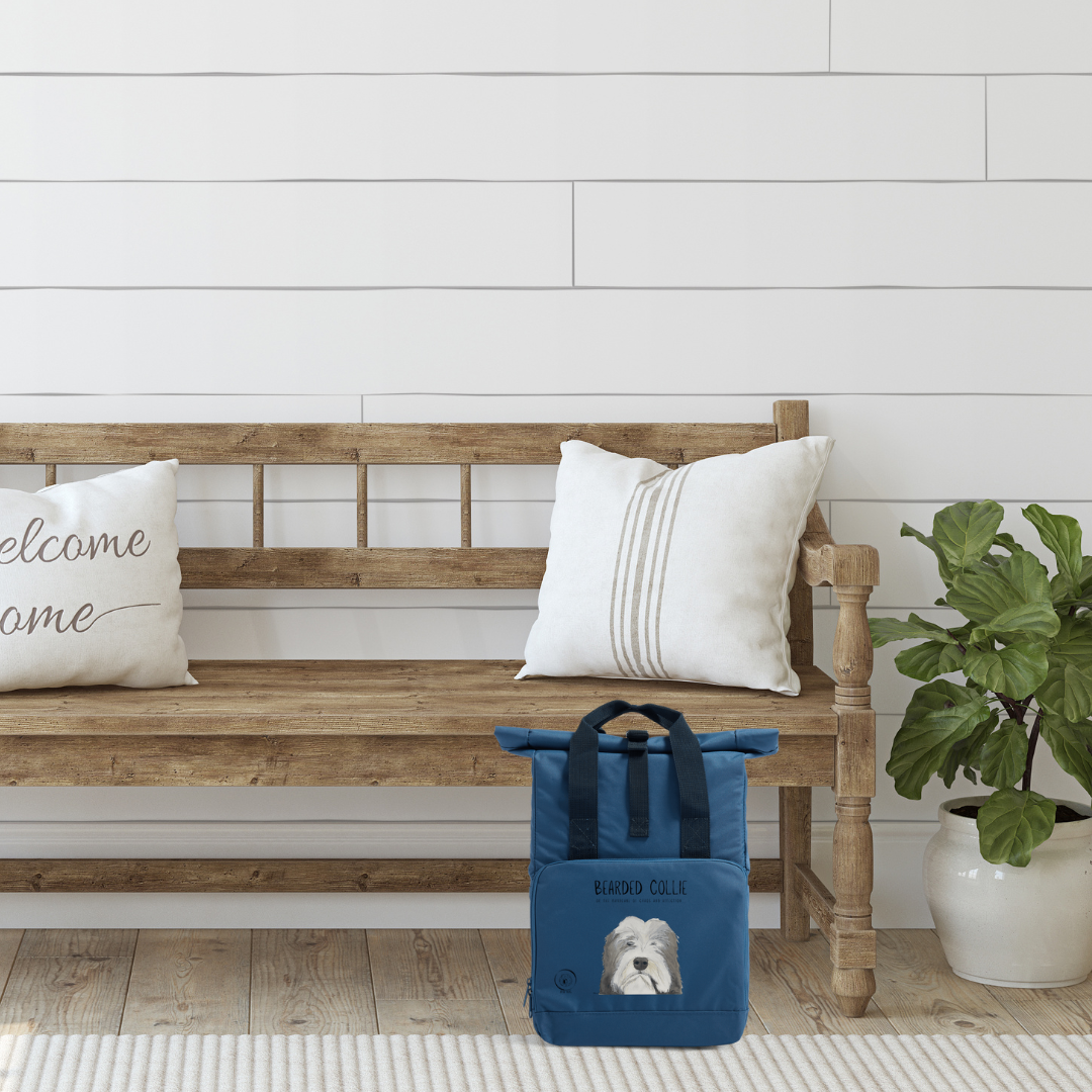 Pack It Like a Hairicane: Bearded Collie Chaos Backpack