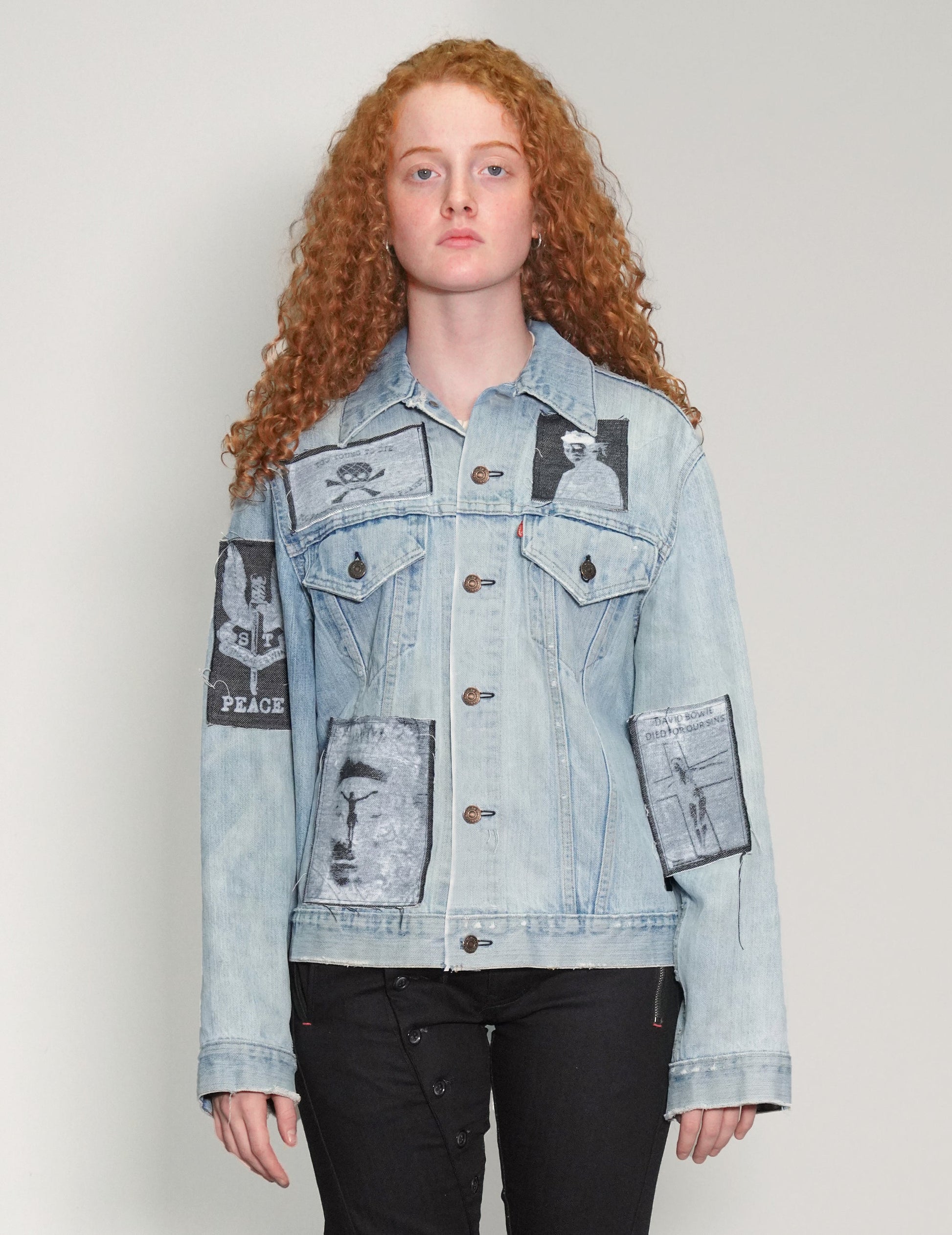 Vintage Patched Denim Jacket