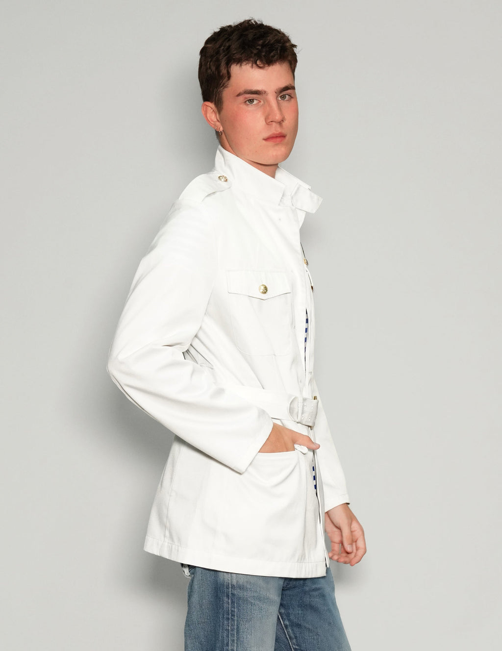 Tropical Army Dress Jacket