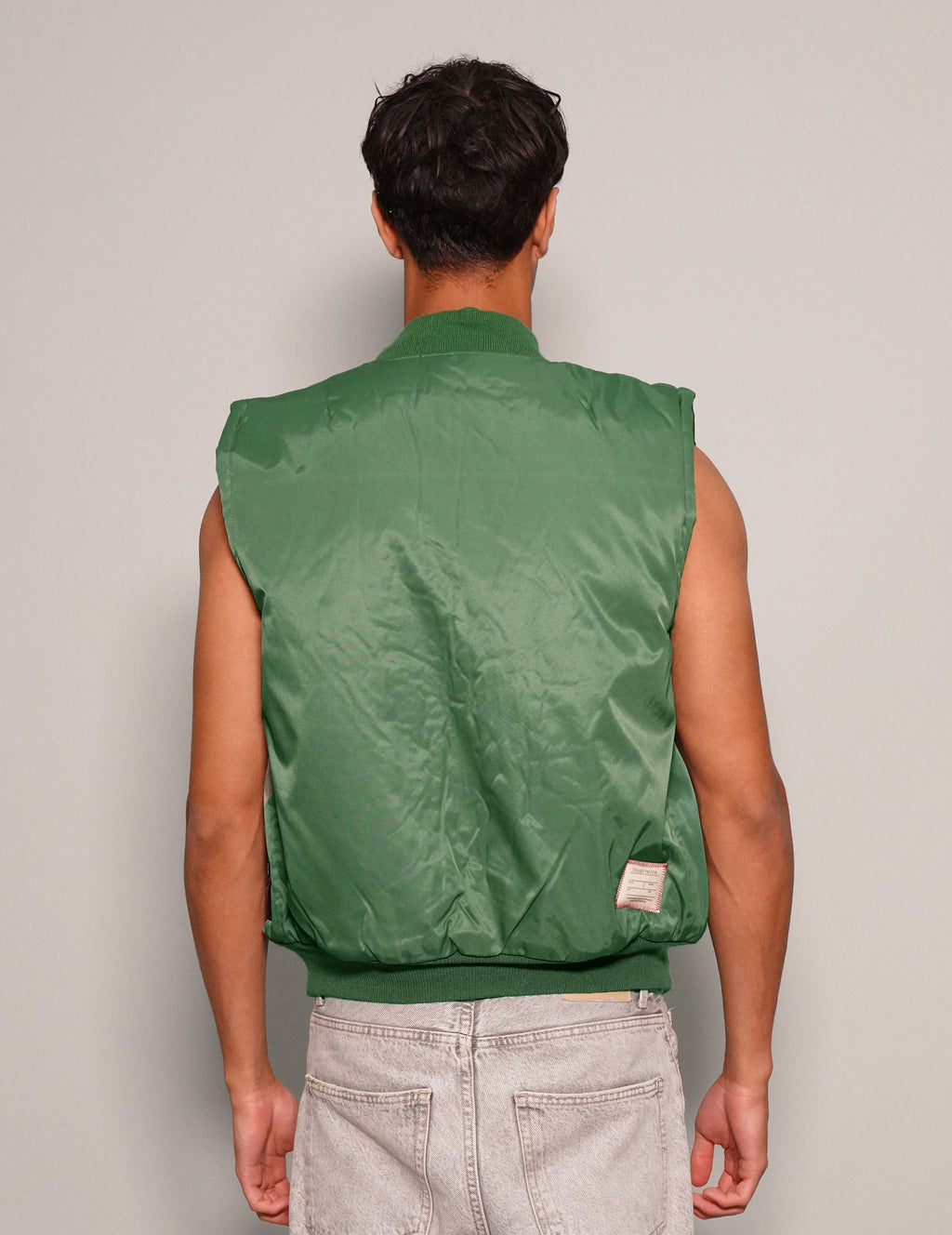 Bomber Gilet in Green