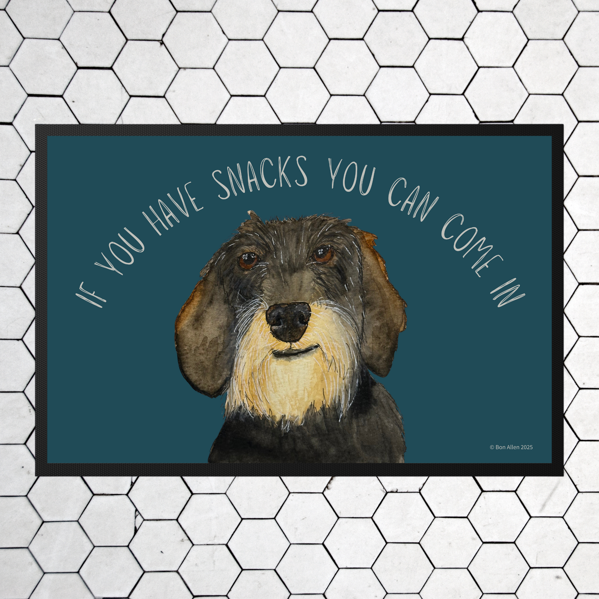 Snacks-Only VIP Access: The Wirehaired Doormat!