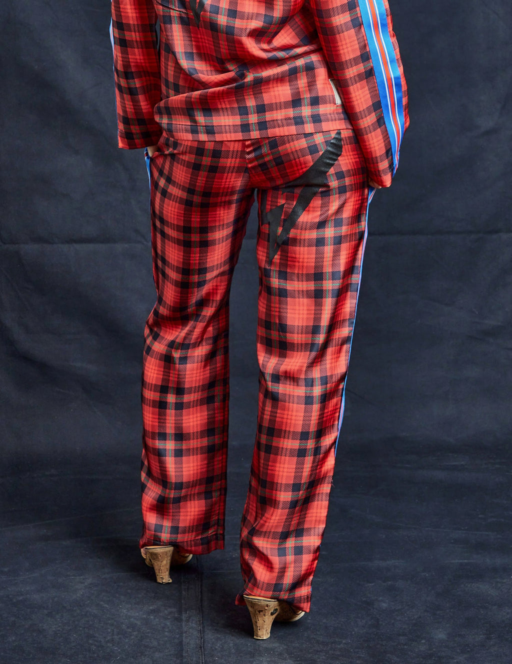 Sexual Healing Red Silk Trousers