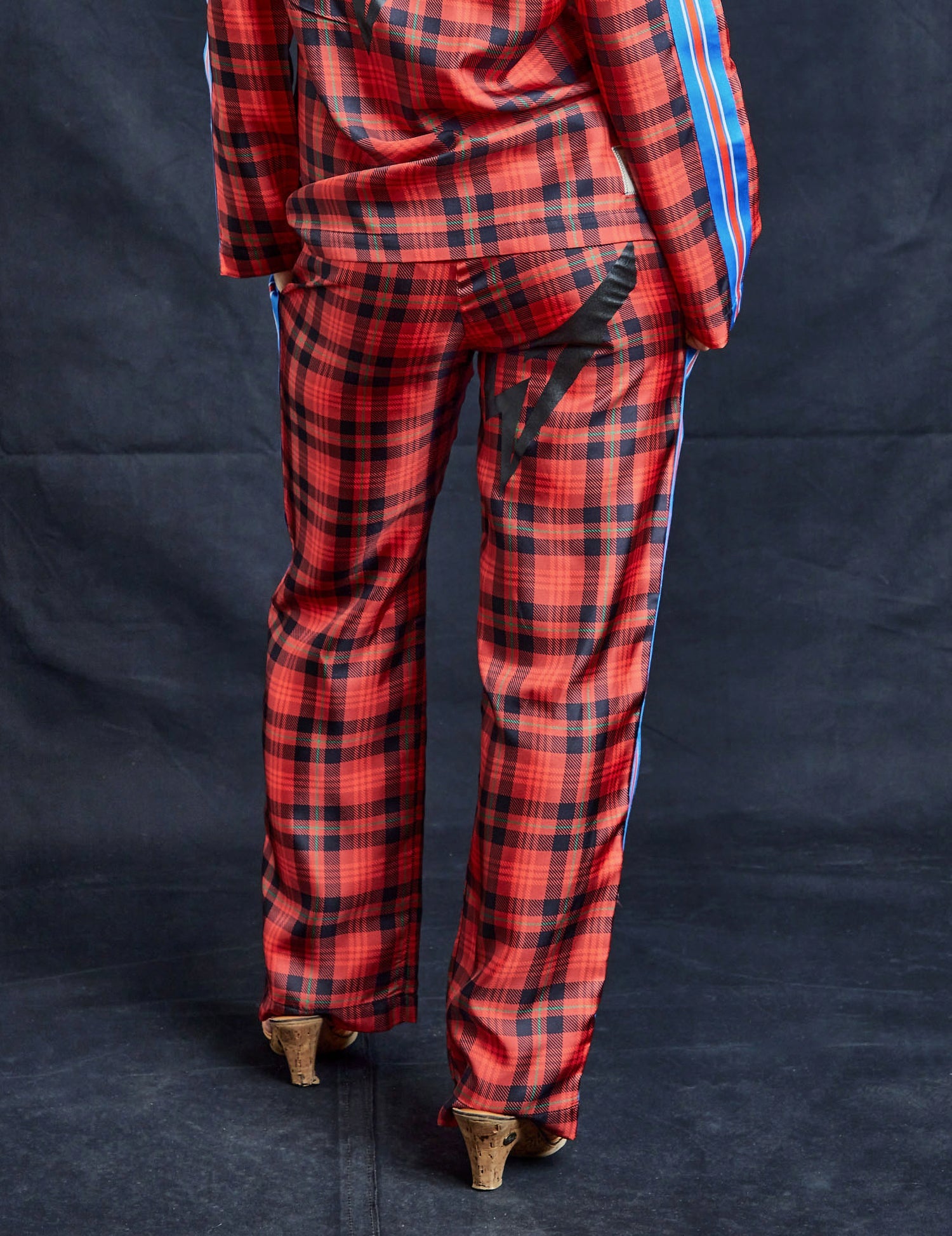 Sexual Healing Red Silk Trousers