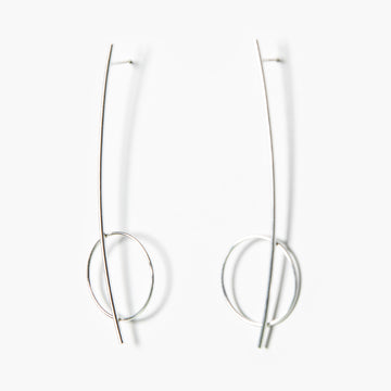 HARMONY Earrings – Silver 925 Handcrafted Minimalist Design by Maarja Palu at www.brixbailey.com