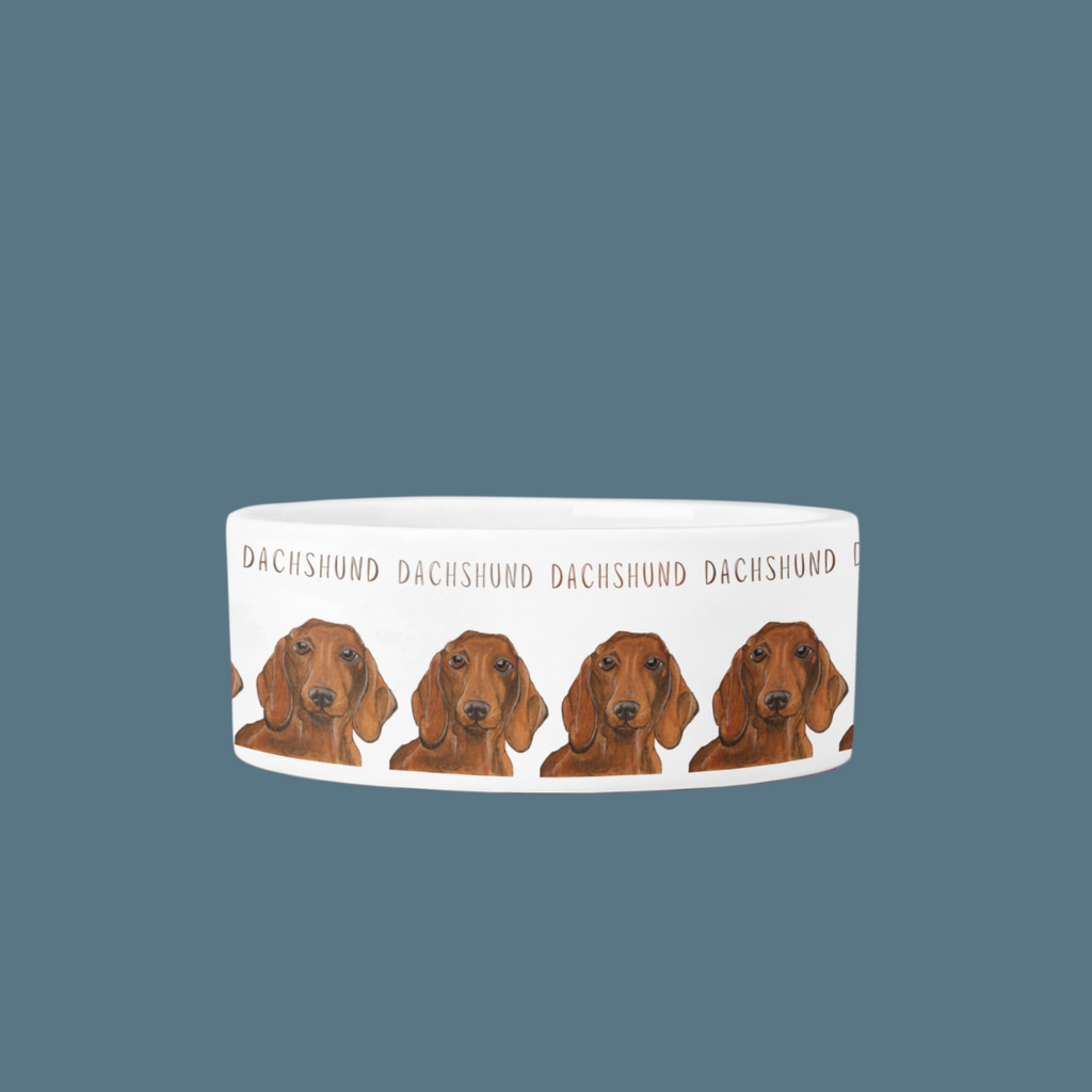 Handcrafted Dachshund Dog Bowl – Stylish Dining for Your Doxie!