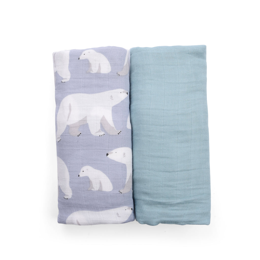 Snuggle Wrap Blue Swaddle Blanket Set