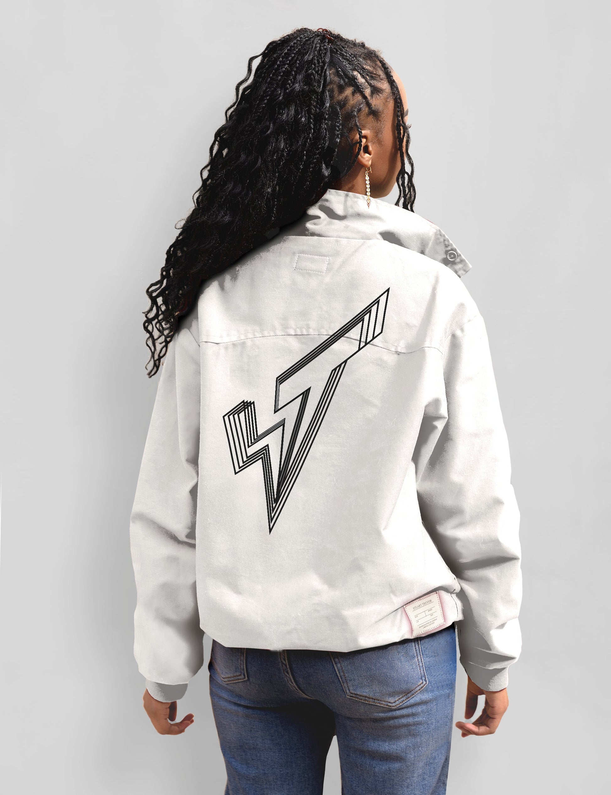 Classic Harrington Jacket in Off White/Bone