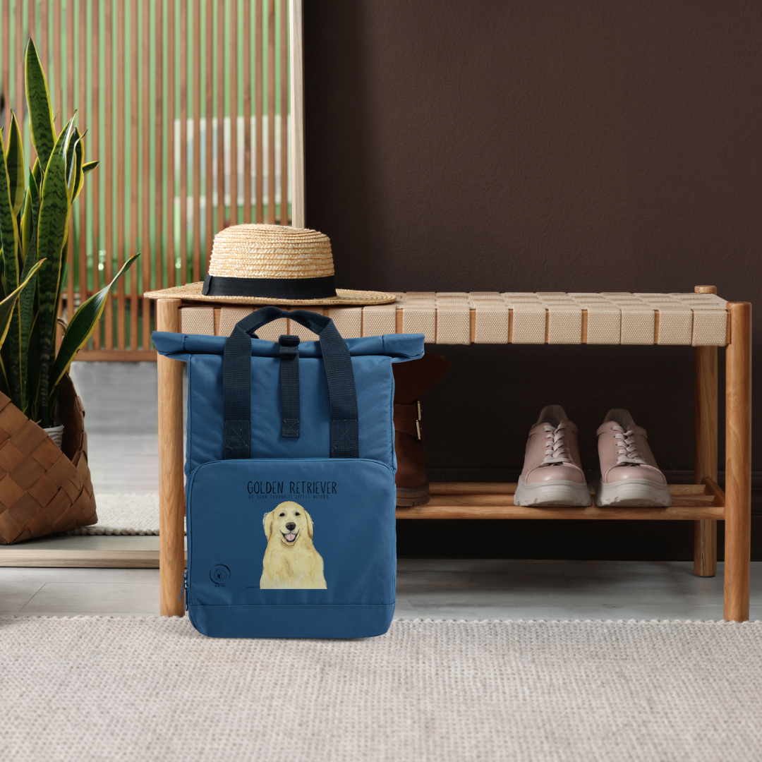 Carry Your Chaos – Golden Retriever Backpack