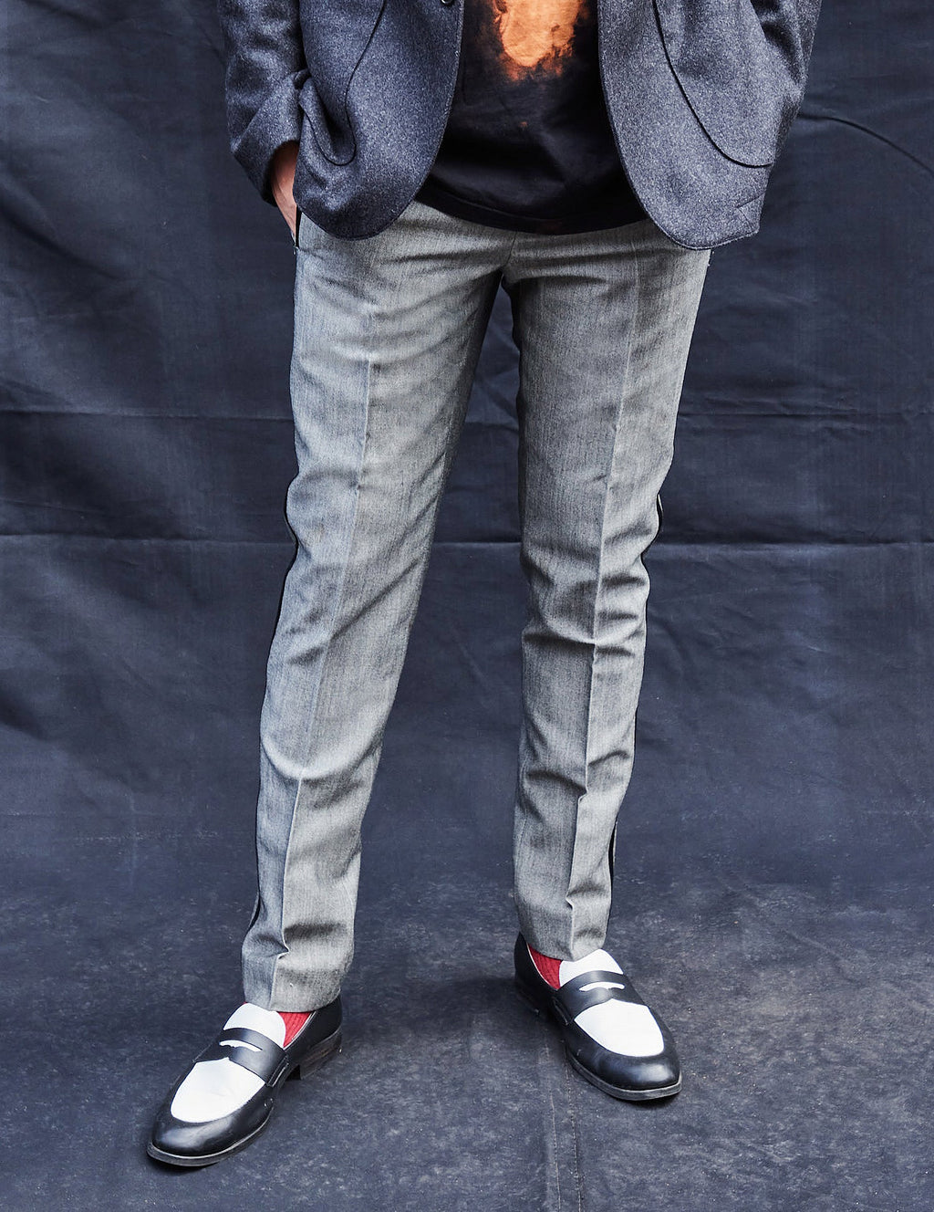 Grey Tailored Trousers
