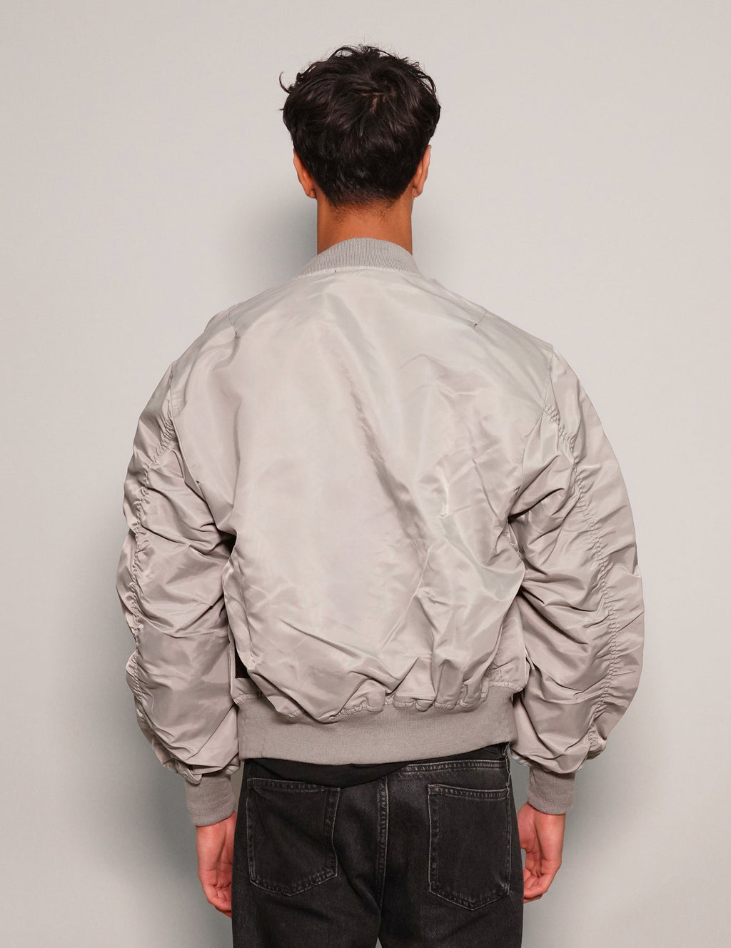 MA-1 Light Weight Bomber Jacket in Grey