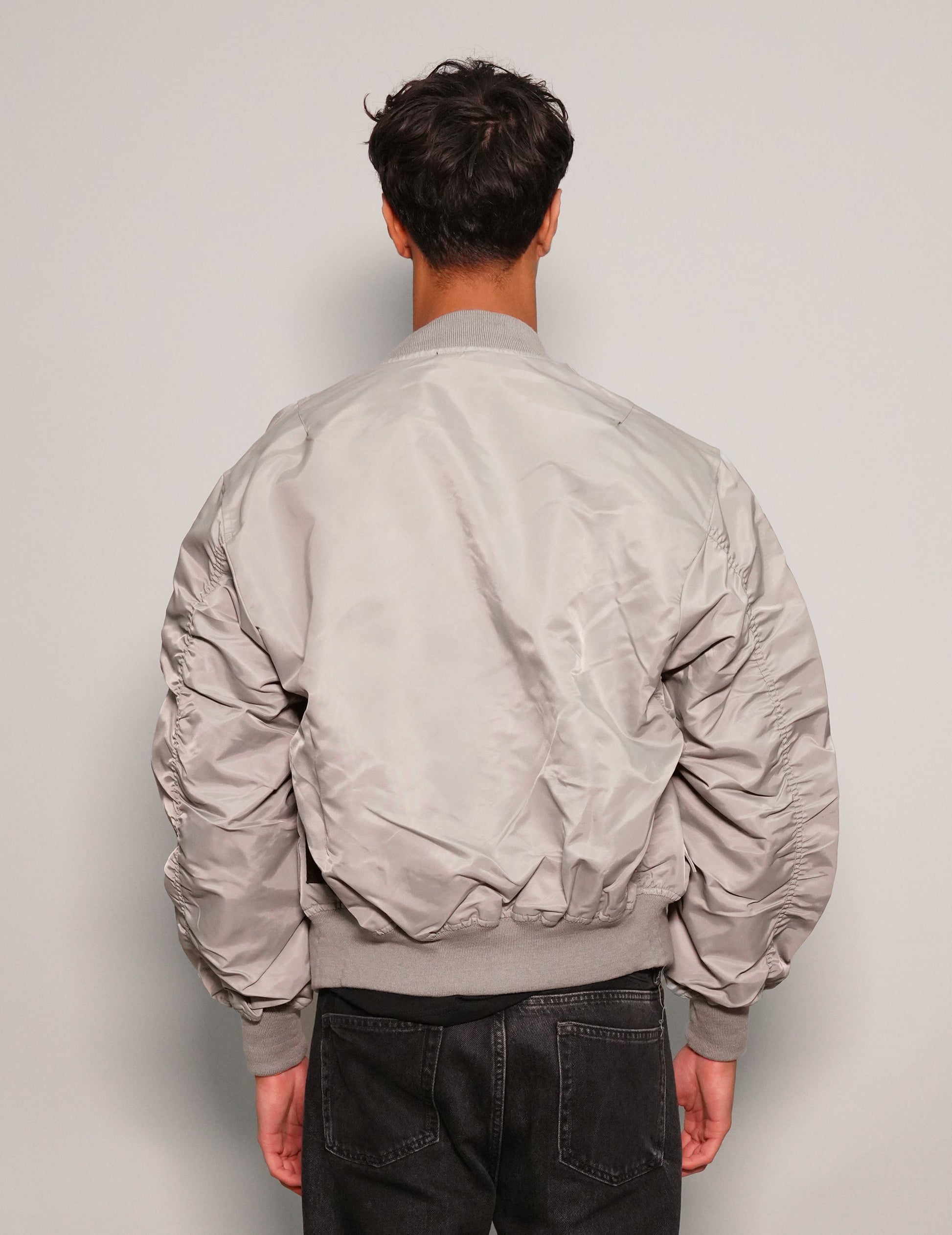 MA-1 Light Weight Bomber Jacket in Grey