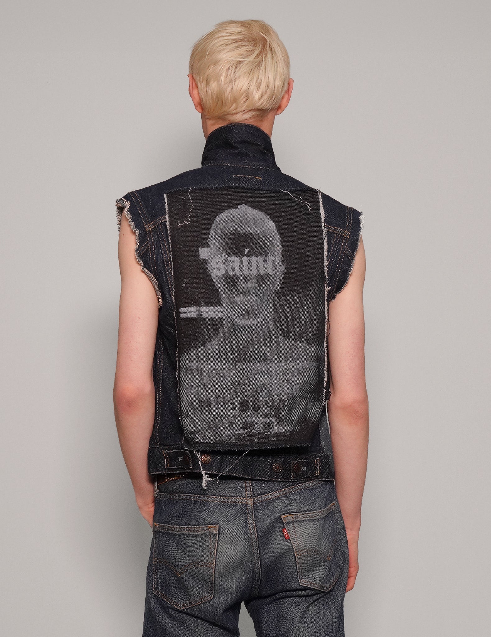 Vintage Levi's Denim Patched Gilet
