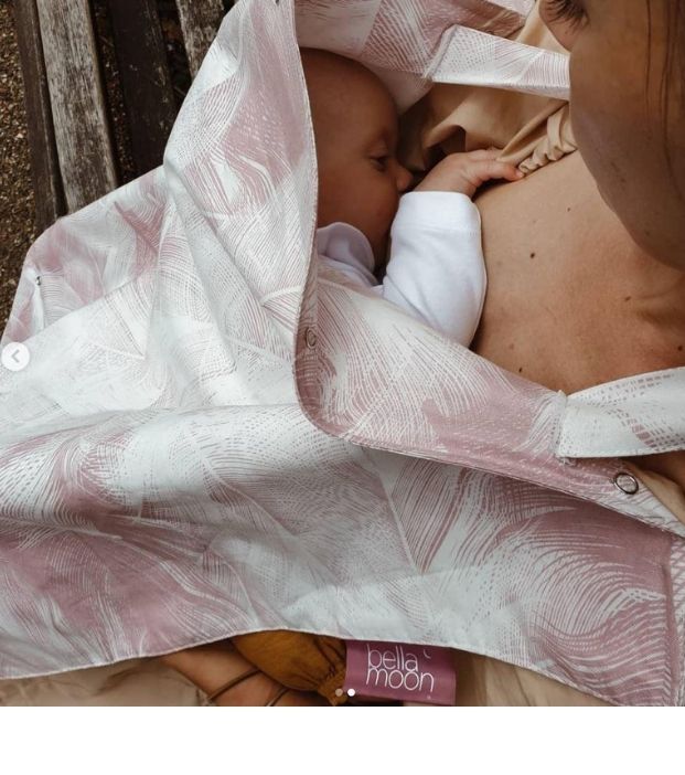 Feeding & Pumping Privacy Cover - Feather Nest