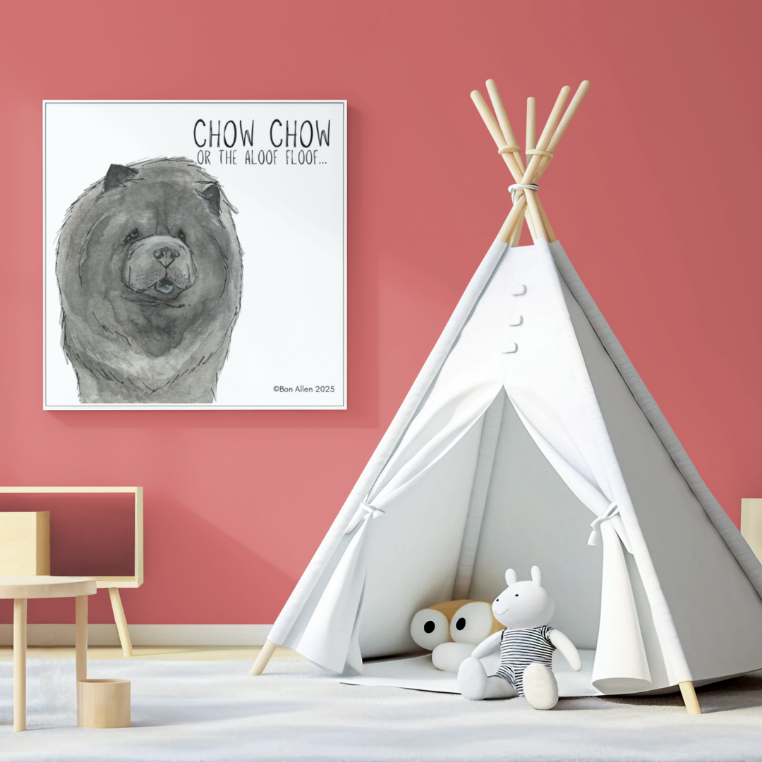 The Aloof Floof in Fine Art – Chow Chow Giclée Print