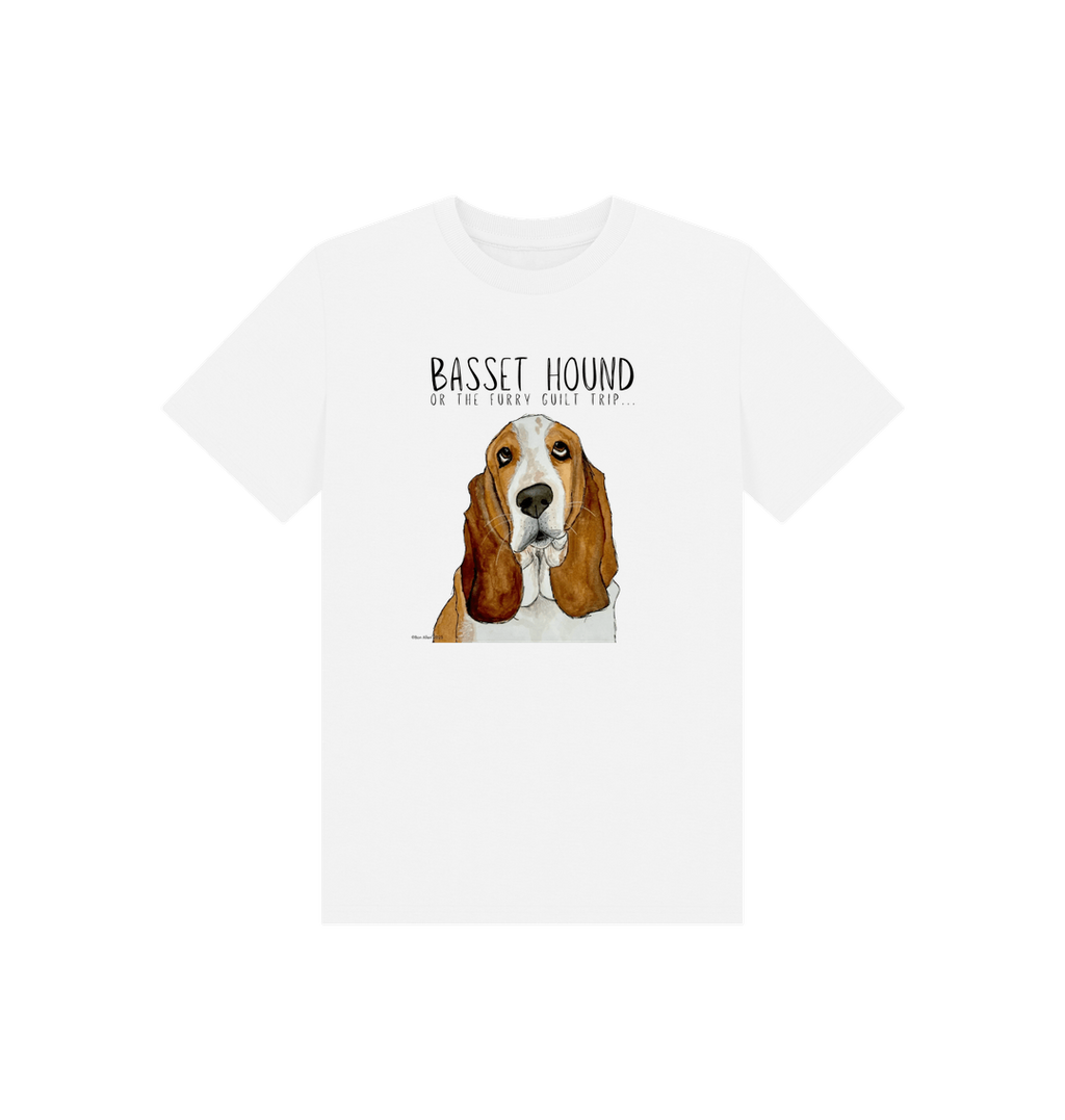 Basset Hound Child’s T-Shirt: Wearable Guilt with a Side of Cuteness!
