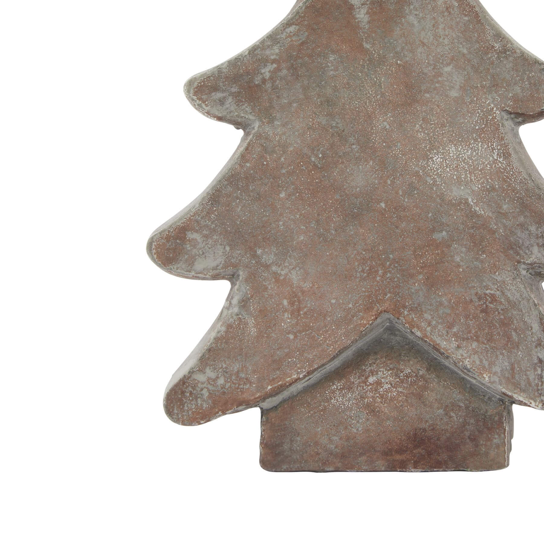 Handcrafted Siena brown ceramic Christmas tree with organic texture, modern holiday dÃ©cor centerpiece by Sostter at brixbailey.com