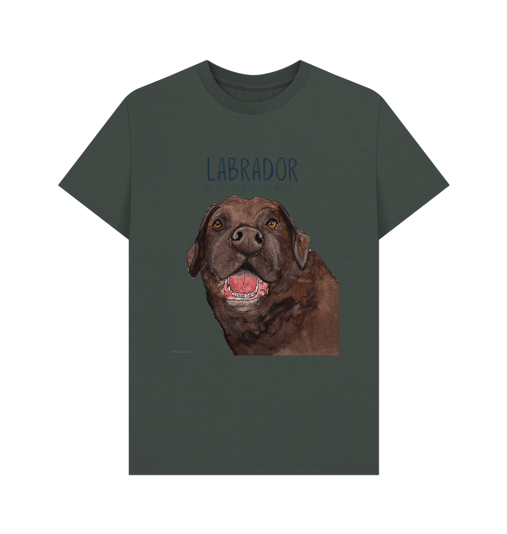 Snack Goals & Tail Wags: The Chocolate Labrador Men’s Tee
