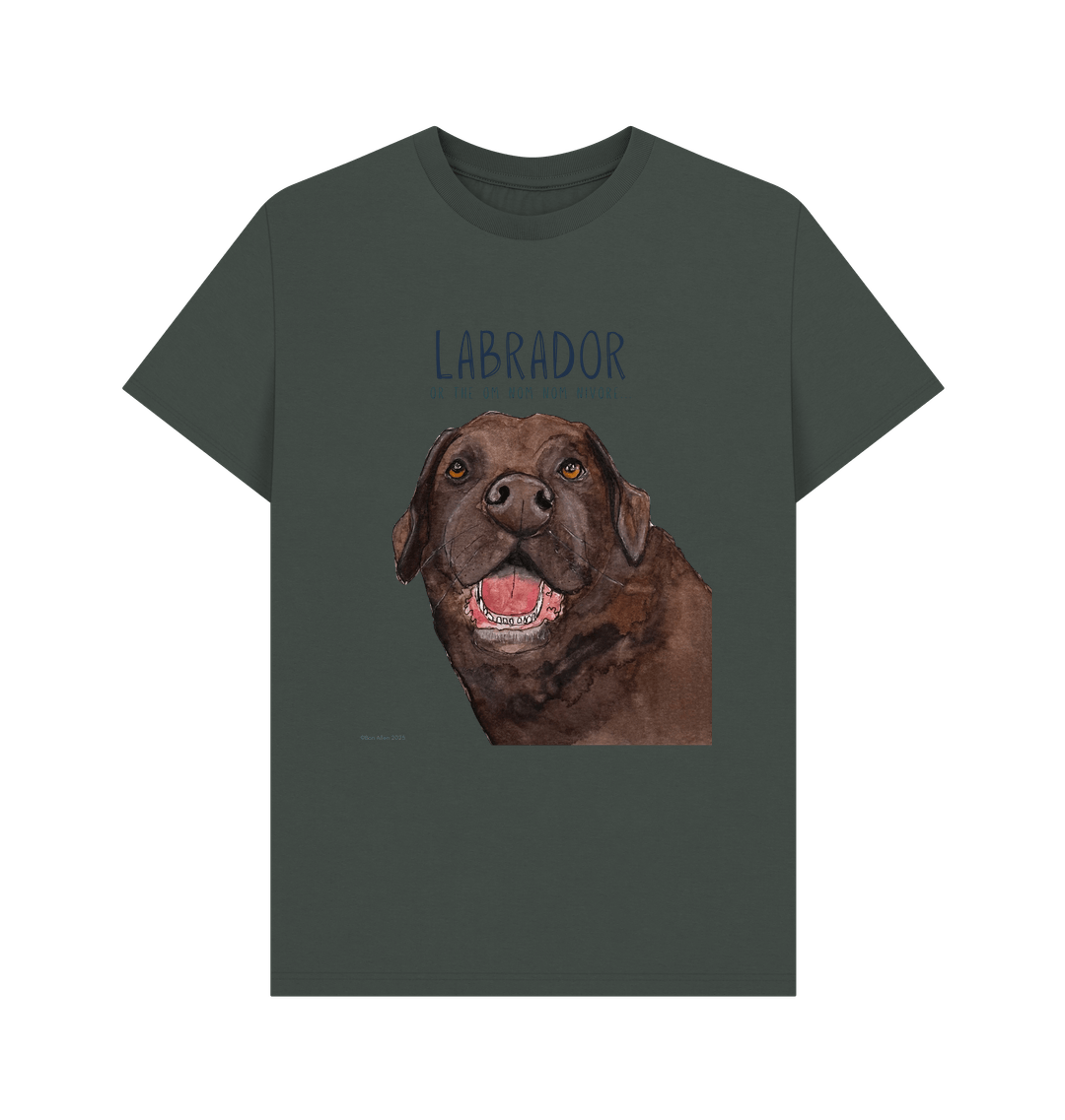 Snack Goals & Tail Wags: The Chocolate Labrador Men’s Tee