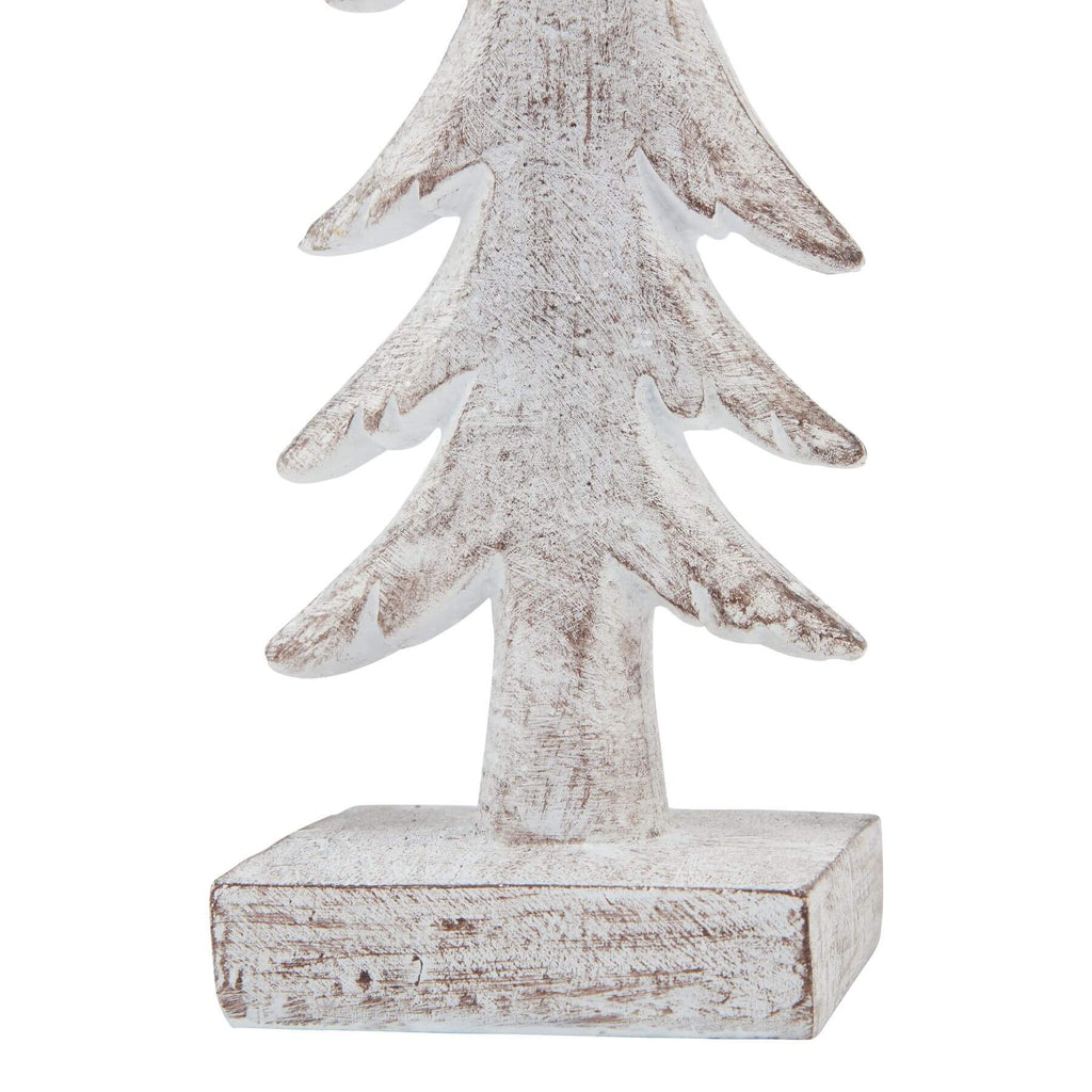 Handcrafted winter forest sculpture in crisp white resin with frost accents, dimensional branches, and 360Â° elegance. by Sostter at brixbailey.com
