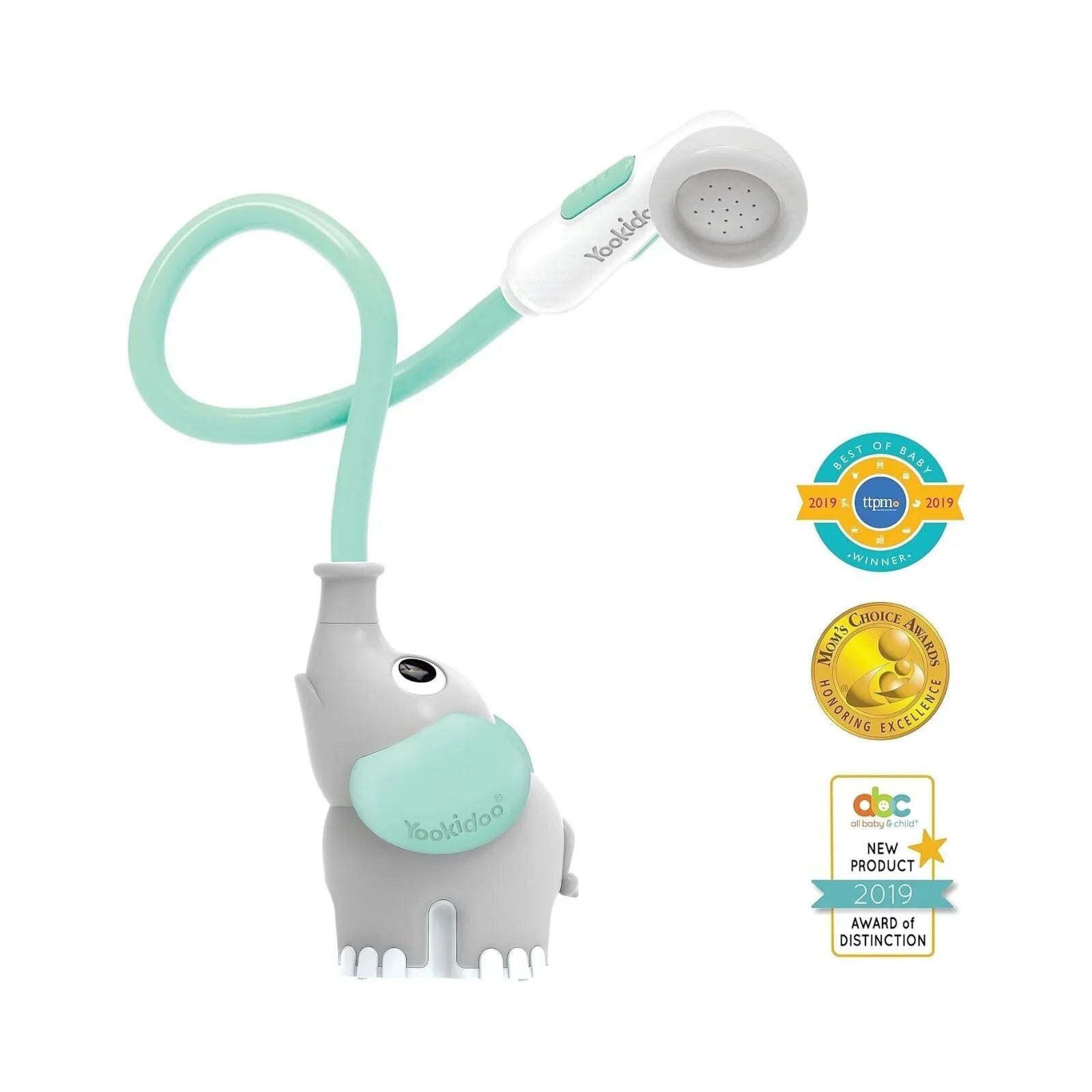 Baby Shower Bath Toy Elephant in Turquoise