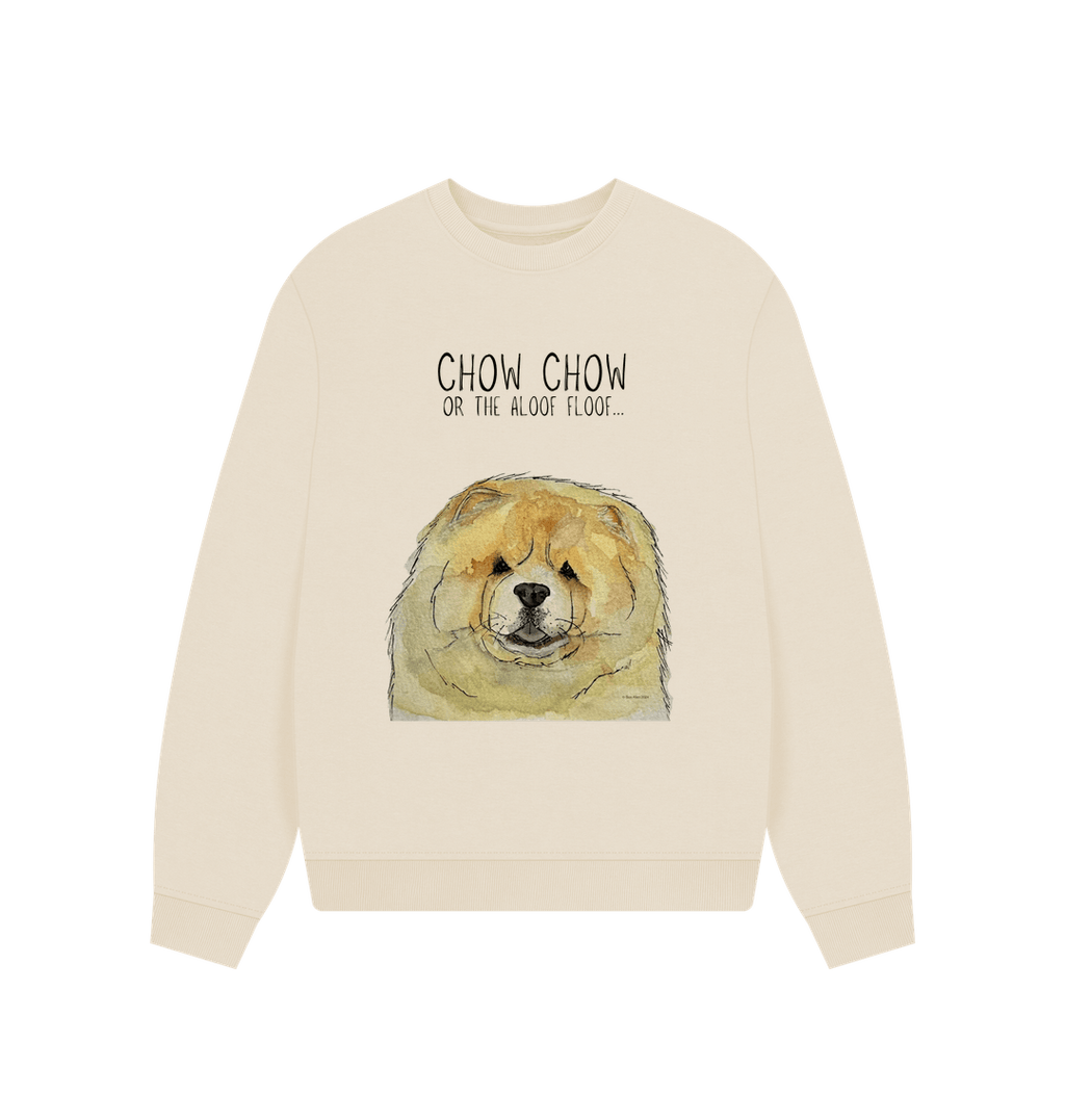 Snuggle Up in Style: Fawn Chow Chow Oversized Sweatshirt