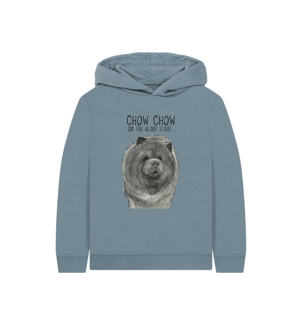 Cozy Blue Chow Chow Child's Hoodie – Perfect for Young Dog Lovers