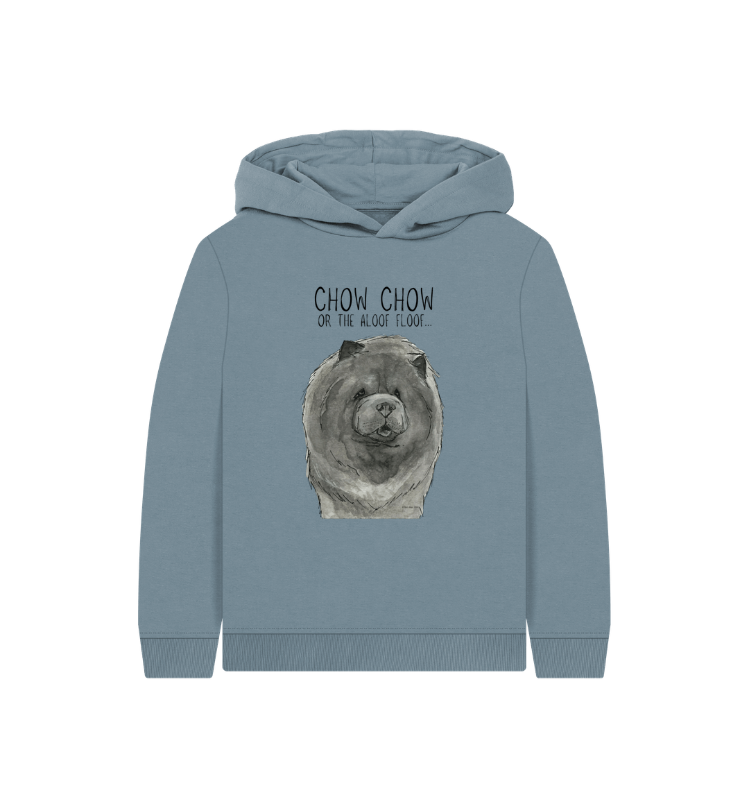 Cozy Blue Chow Chow Child's Hoodie – Perfect for Young Dog Lovers