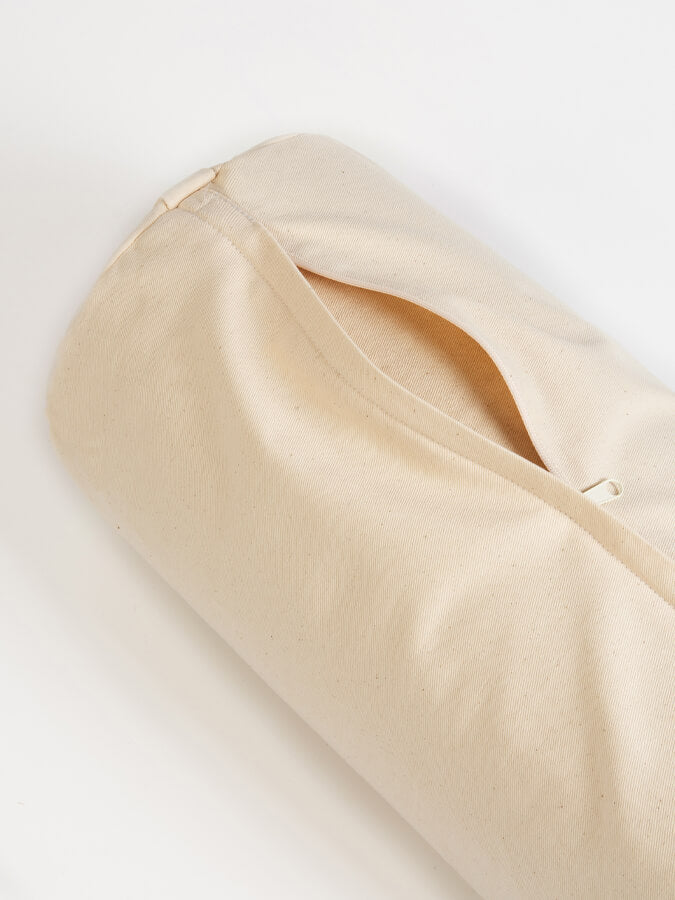 Yoga Studio Organic Cotton Buckwheat Lotus Meditation Bolster Cushion